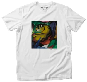 Koszulka z nadrukiem Tygrys Franz Marc