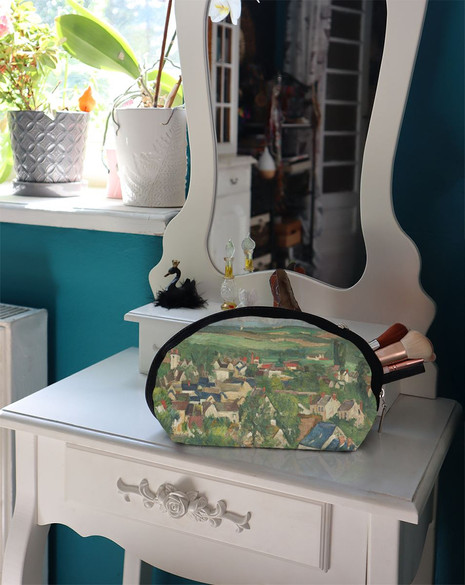 Kosmetyczka Auvers, widok panoramiczny Paul Cezanne