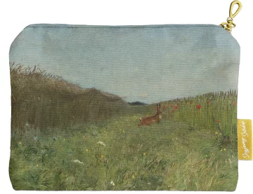 Kosmetyczka mini Zając wśród zboża Józef Chełmoński