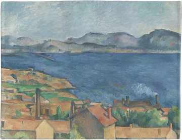Podkładka na stół Zatoka Marsylii widziana z L​ ​Estaque​ 1885​ Paul Cezanne