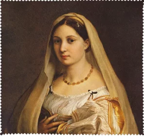 Ściereczka do okularów Portret kobiety Rafael Santi