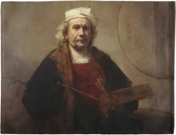 Podkładka na stół Autoportret z dwoma kołami Rembrandt