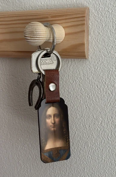 Brelok Zbawiciel świata Leonardo da Vinci