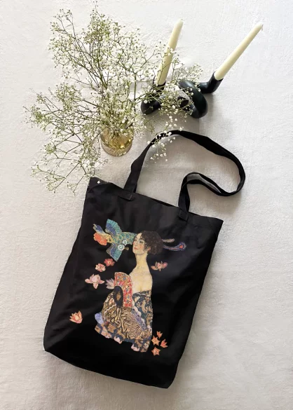 Torba bawełniana Dama z wachlarzem Gustav Klimt