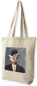 Torba z naszywką Mężczyzna w meloniku René Magritte