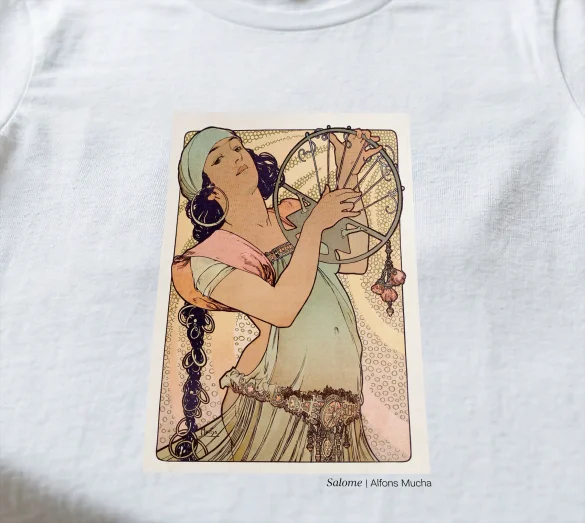 Koszulka z nadrukiem Salome Alfons Mucha