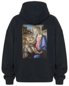 Bluza oversize Madonna, dziecko i 2 anioły Sandro Botticelli