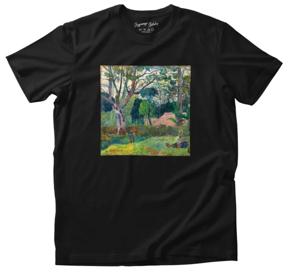 Koszulka z naszywką Te raau rahi (Wielkie Drzewo) Paul Gauguin