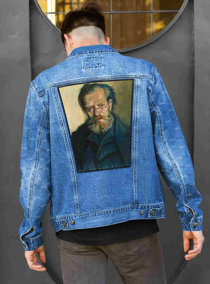 Ekran Portret Franciszka Wyspiańskiego, ojca artysty Stanisław Wyspiański