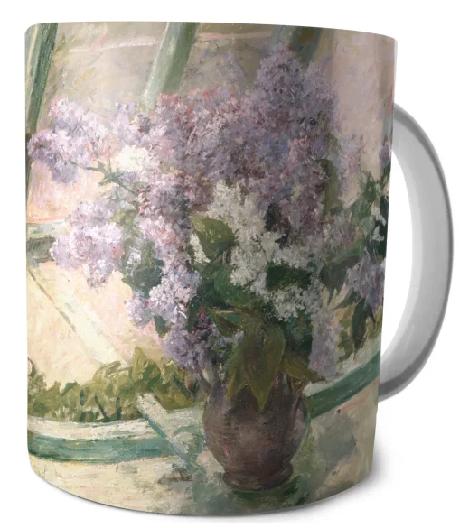 Kubek Bzy w oknie Mary Cassatt