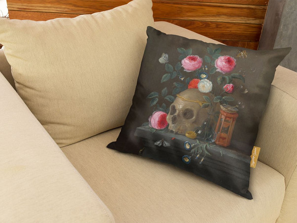 Poduszka Vanitas martwa natura Jan van Kessel (starszy) 