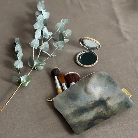 Kosmetyczka mini Śnieżyca: Parowiec na wejściu do portu William Turner