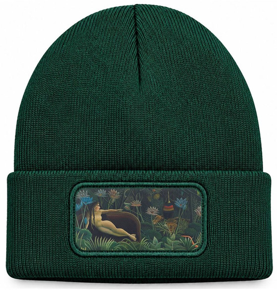 Czapka zimowa The Dream Henri Rousseau – zielona