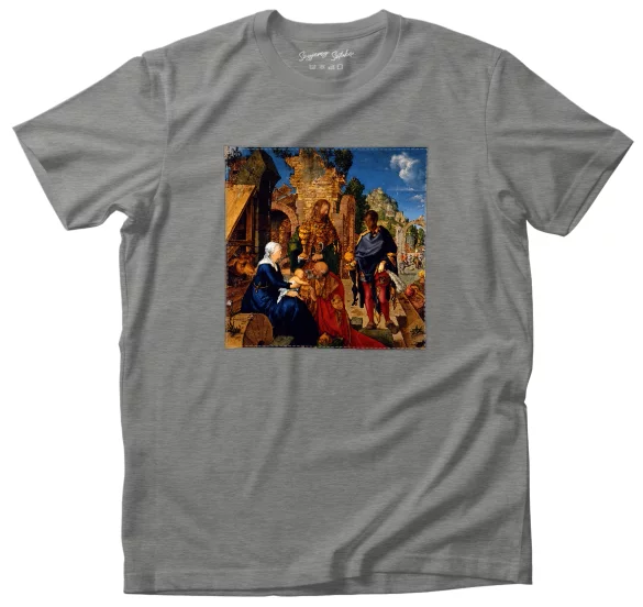 Koszulka z naszywką Hołd Trzech Króli Albrecht Dürer