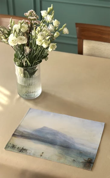 Podkładka na stół Błękitny Rigi, wschód słońca William Turner