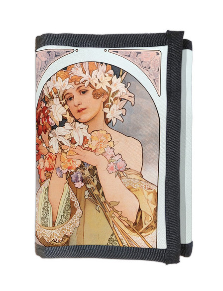 Portfel Kwiat Alfons Mucha