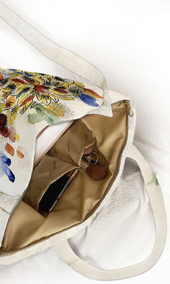 Torba na ramię shopper Kwiaty Władysław Strzemiński