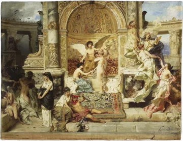 Podkładka na stół Kurtyna teatru Juliusza Słowackiego w Krakowie Henryk Siemiradzki