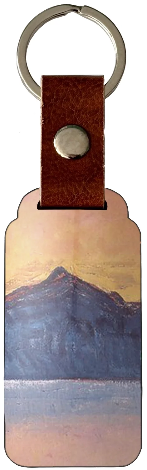 Brelok Genfersee mit Mont-Blanc im Morgenrot Ferdinand Hodler
