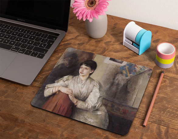 Podkładka Portret kobiety w białej sukni Olga Boznańska 36x29cm