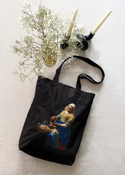Torba bawełniana Mleczarka Jan Vermeer