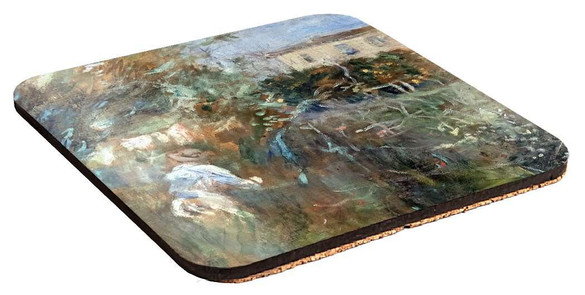 Podkładka pod kubek Kobieta w ogrodzie Berthe Morisot