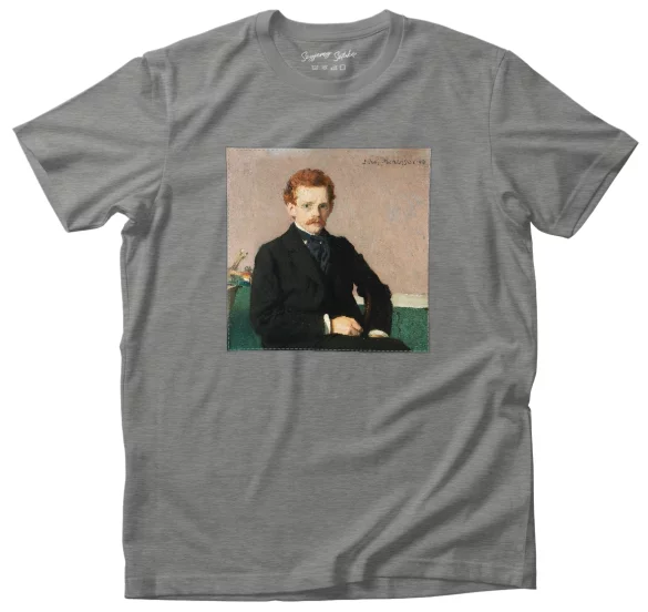 Koszulka z naszywką Autoportret Józef Mehoffer