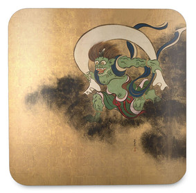 Podkładka pod kubek Bóg Wiatru Ogata Korin