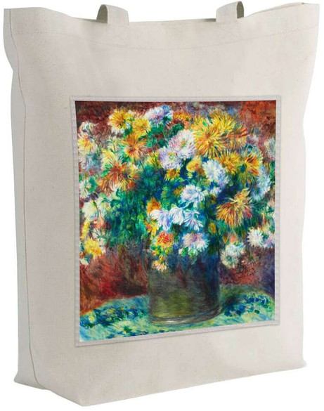 Torba z naszywką Chryzantemy Pierre-Auguste Renoir