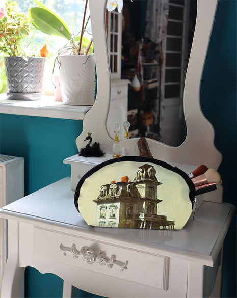 Kosmetyczka Dom przy torach kolejowych Edward Hopper