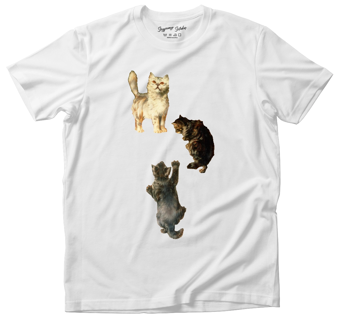 Koszulka Koty William Henry Hamilton Trood– koszulka z nadrukiem obrazu, t-shirt ze sztuką