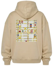 Bluza oversize Broadway Boogie Woogie Piet Mondrian