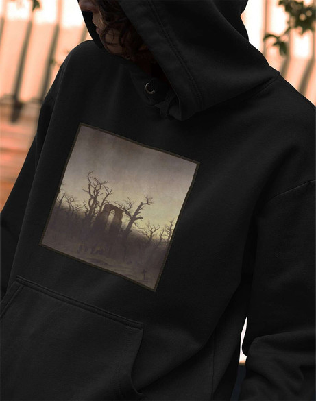 Bluza z naszywką Opactwo w dębowym lesie Caspar David Friedrich
