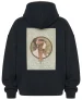 Bluza oversize Bizantyjskie głowy: brunetka Alfons Mucha