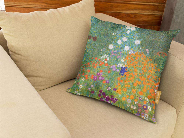 Poduszka Flower garden Gustav Klimt