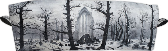 Piórnik Cmentarz w śniegu Caspar David Friedrich