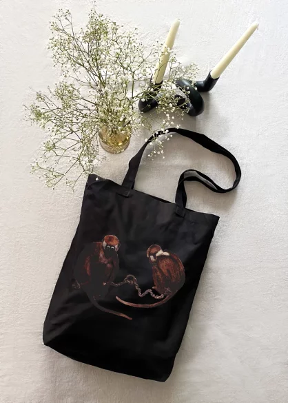 Torba bawełniana Dwie małpy Pieter Bruegel starszy