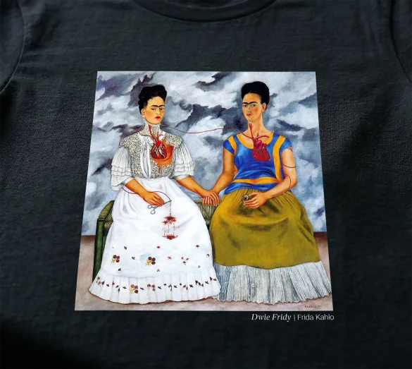 Koszulka z nadrukiem Dwie Fridy Frida Kahlo