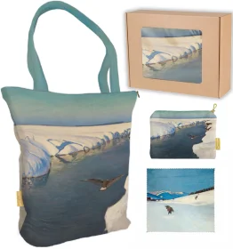 Zestaw prezentowy Julian Fałat Torba + Kosmetyczka + Ściereczka