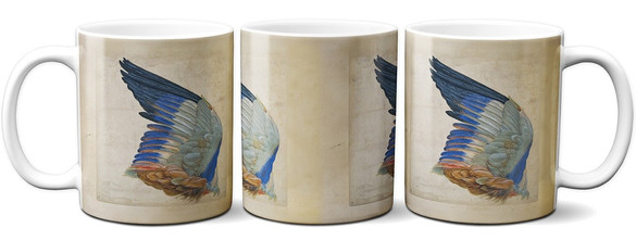 Kubek Skrzydło niebieskiego walca, Kopia oryginału Albrechta Durera Hans Hoffmann