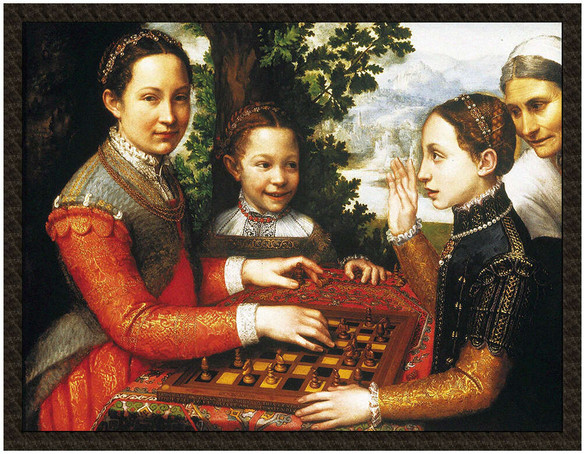 Naszywka Gra w szachy Sofonisba Anguissola