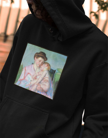 Bluza z naszywką Śpiące niemowlę Mary Cassatt