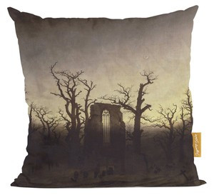 Poduszka Opactwo w dębowym lesie Caspar David Friedrich
