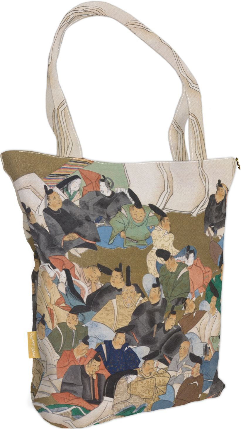 Torba na ramię shopper 36 poetów Ogata Korin