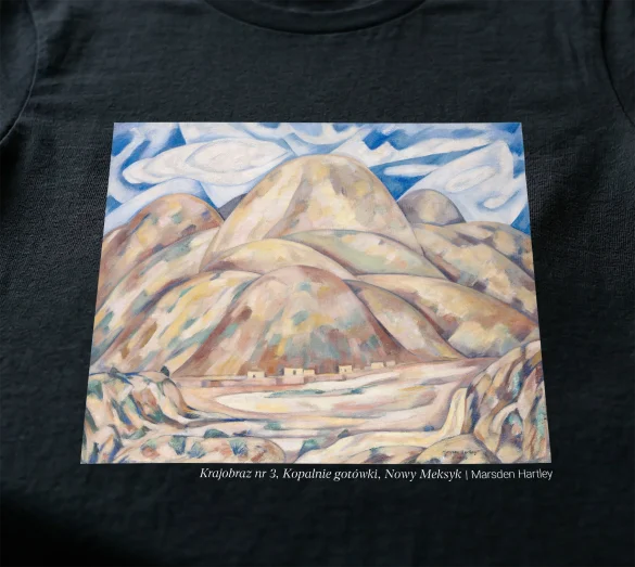 Bluzka damska Krajobraz nr 3, Kopalnie gotówki, Nowy Meksyk Marsden Hartley