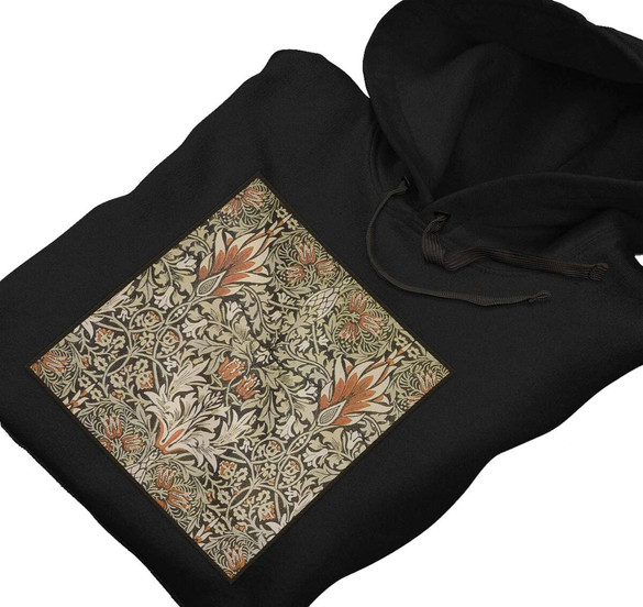 Bluza z naszywką Snakeshead - Główka węża William Morris