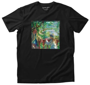 Koszulka z naszywką Blisko jeziora Pierre-Auguste Renoir