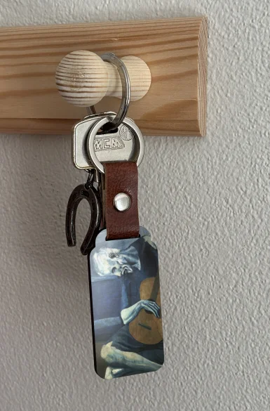 Brelok Stary gitarzysta Pablo Picasso