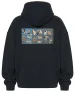 Bluza oversize Przysłowia Ilustrowane przez Koty Utagawa Kuniyoshi