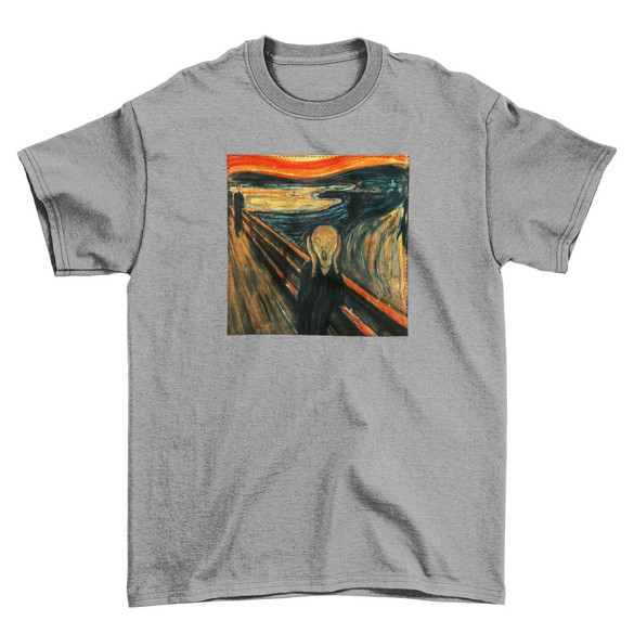 Koszulka z naszywką Krzyk Edvard Munch